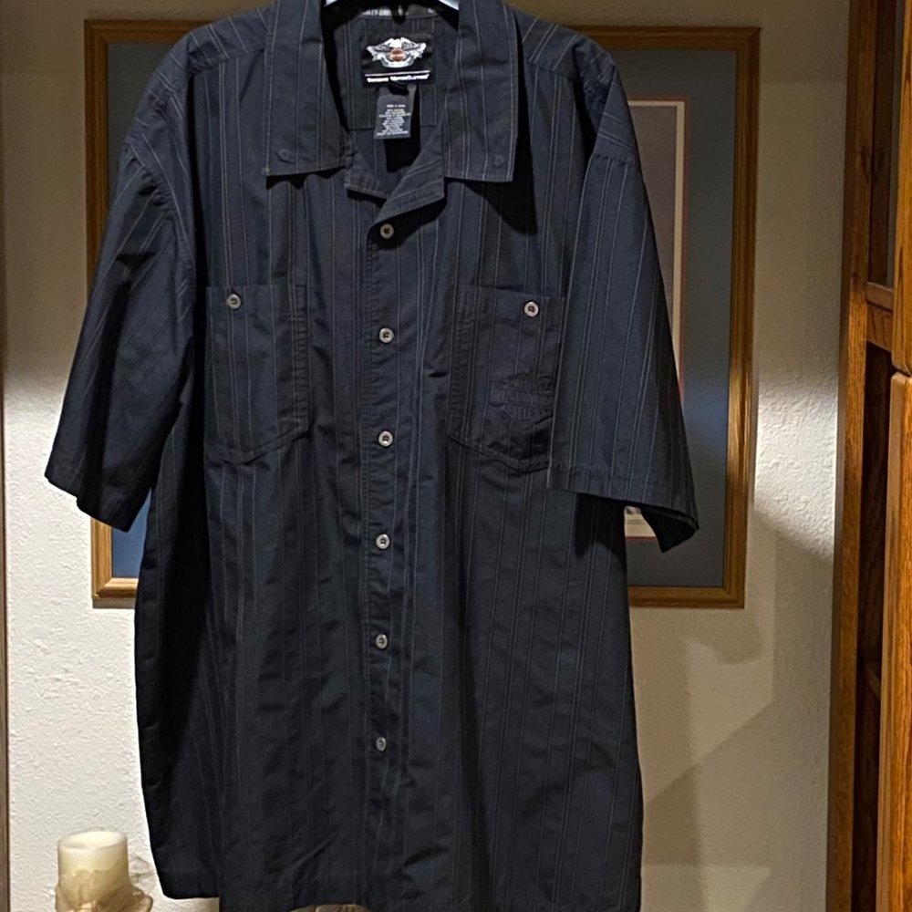 HD - Men's SS Shirt - Deep Navy Blue - Size 4XL